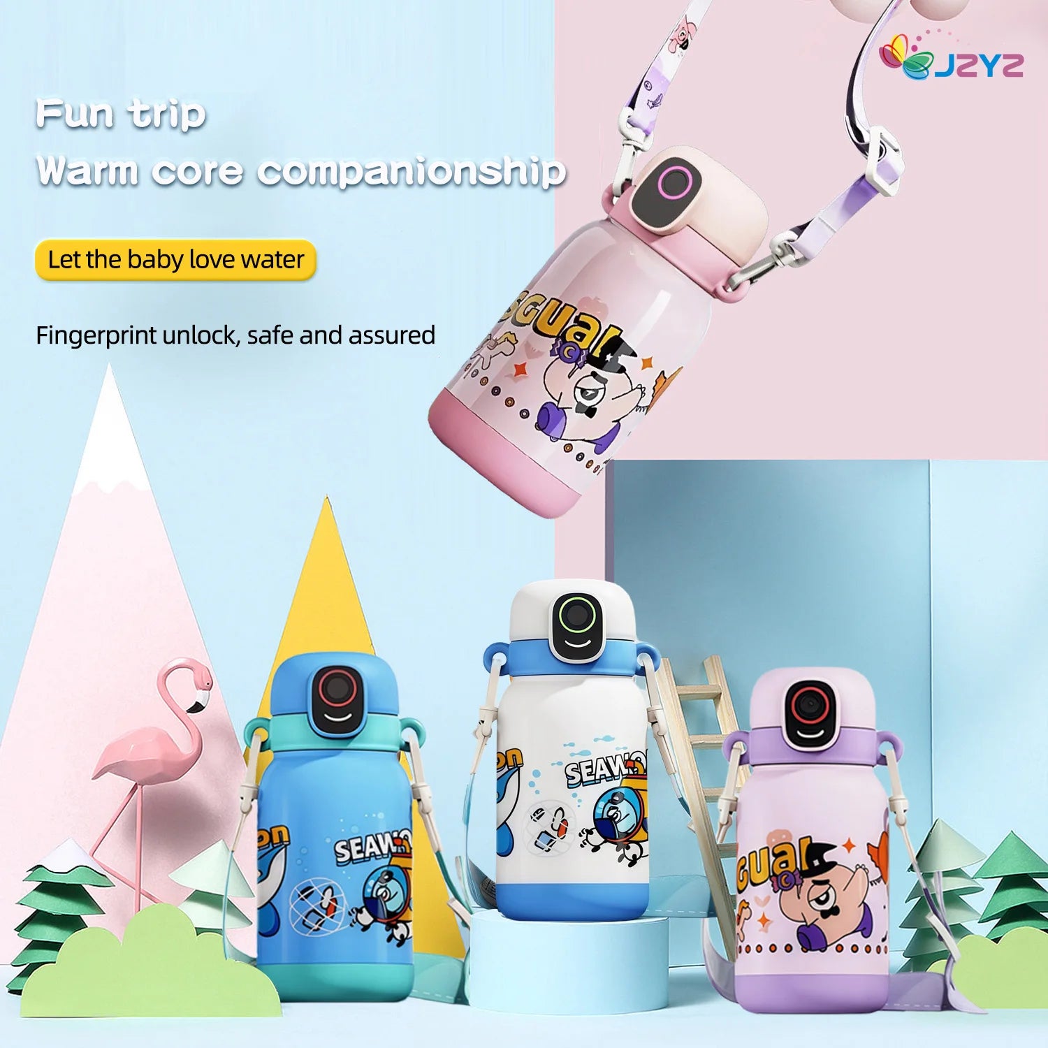 kids smart fingerprint bottle