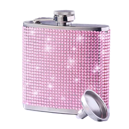 Bling Stainless Steel Glitter Water Bottles Diamond Insulated