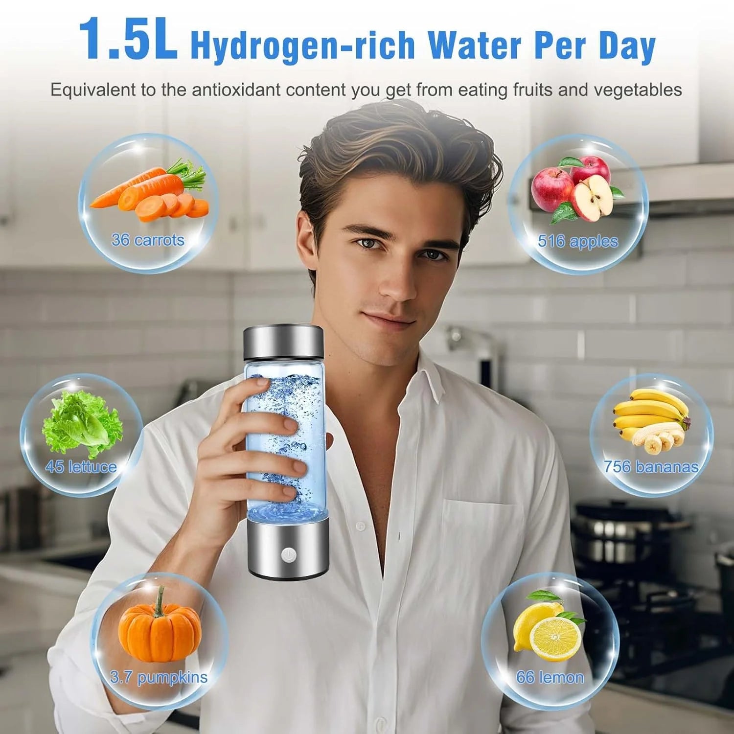 Pure Hydrogen Bottle Hydrogen.
