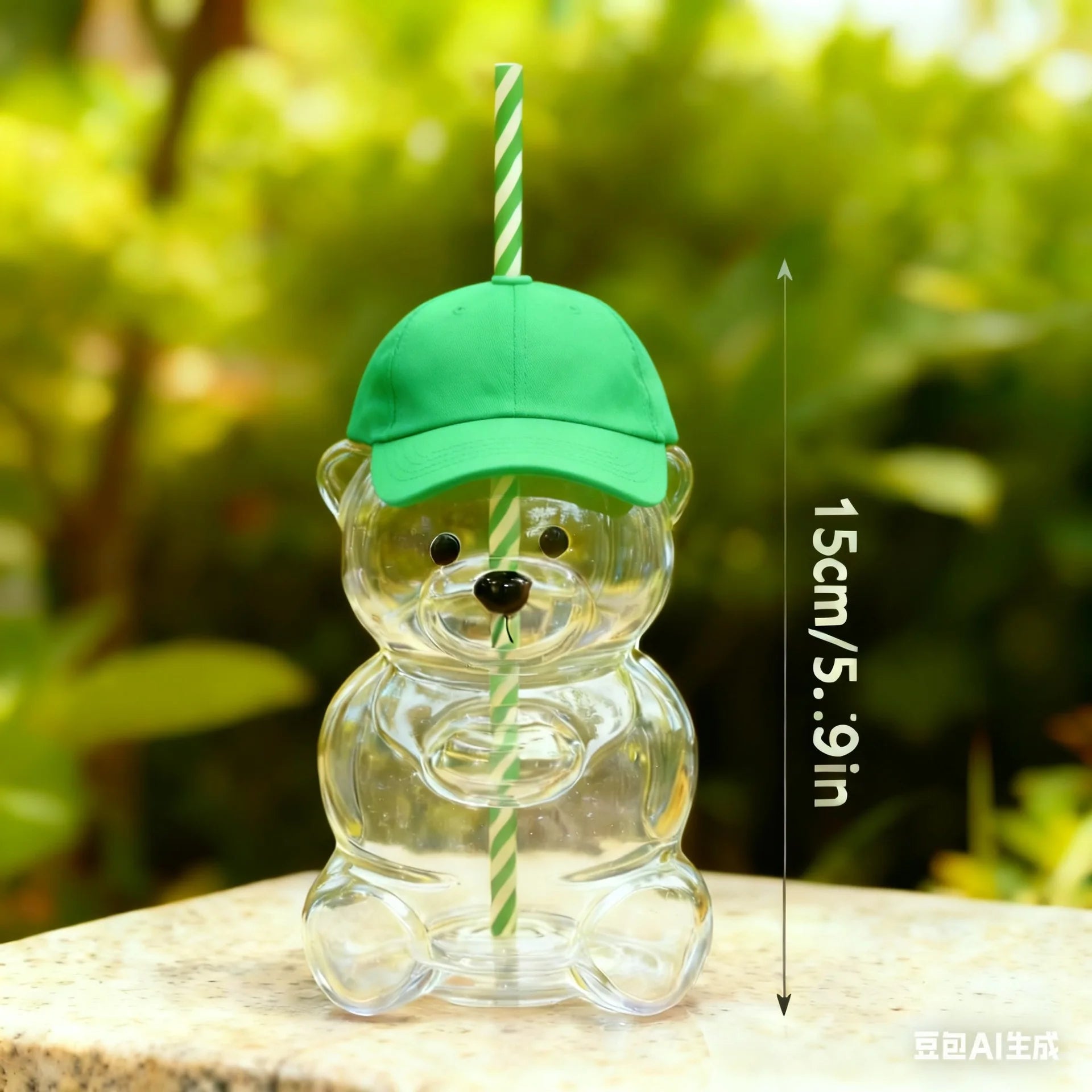 Teddy🧸 premium glass mug  590ML