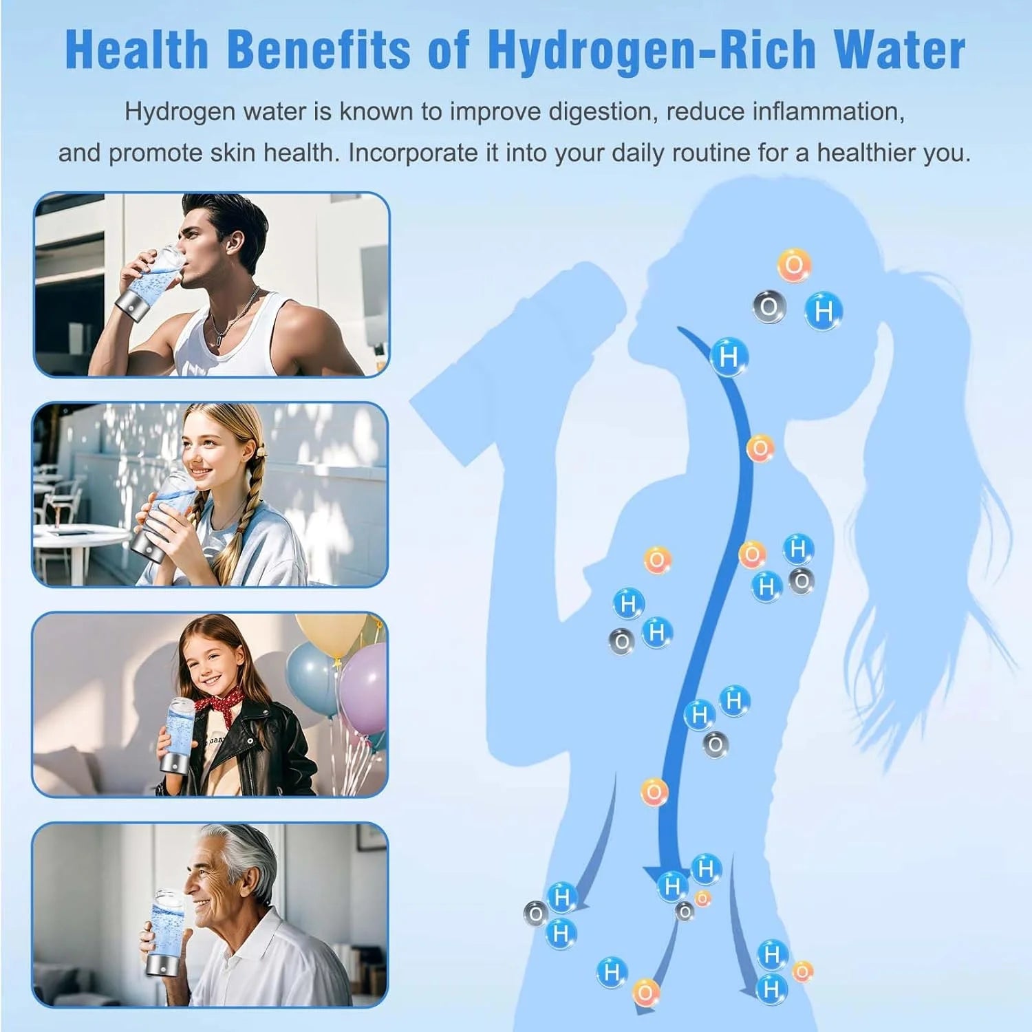 Pure Hydrogen Bottle Hydrogen.
