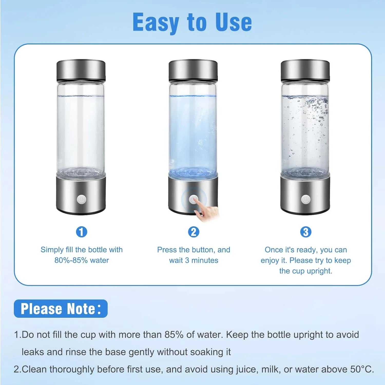 Pure Hydrogen Bottle Hydrogen.