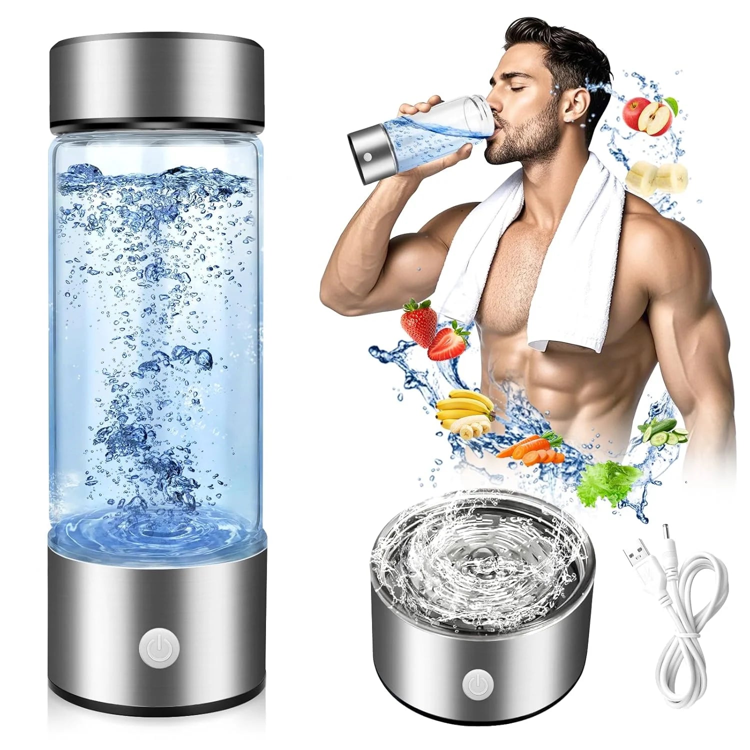 Pure Hydrogen Bottle Hydrogen.